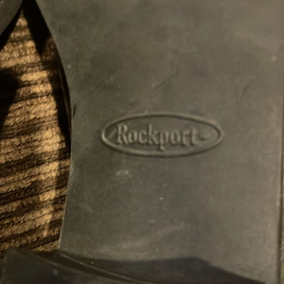 Rockport Leather Shoes Size 7.5 M black Slip On Loafers Comfort - Picture 9 of 9